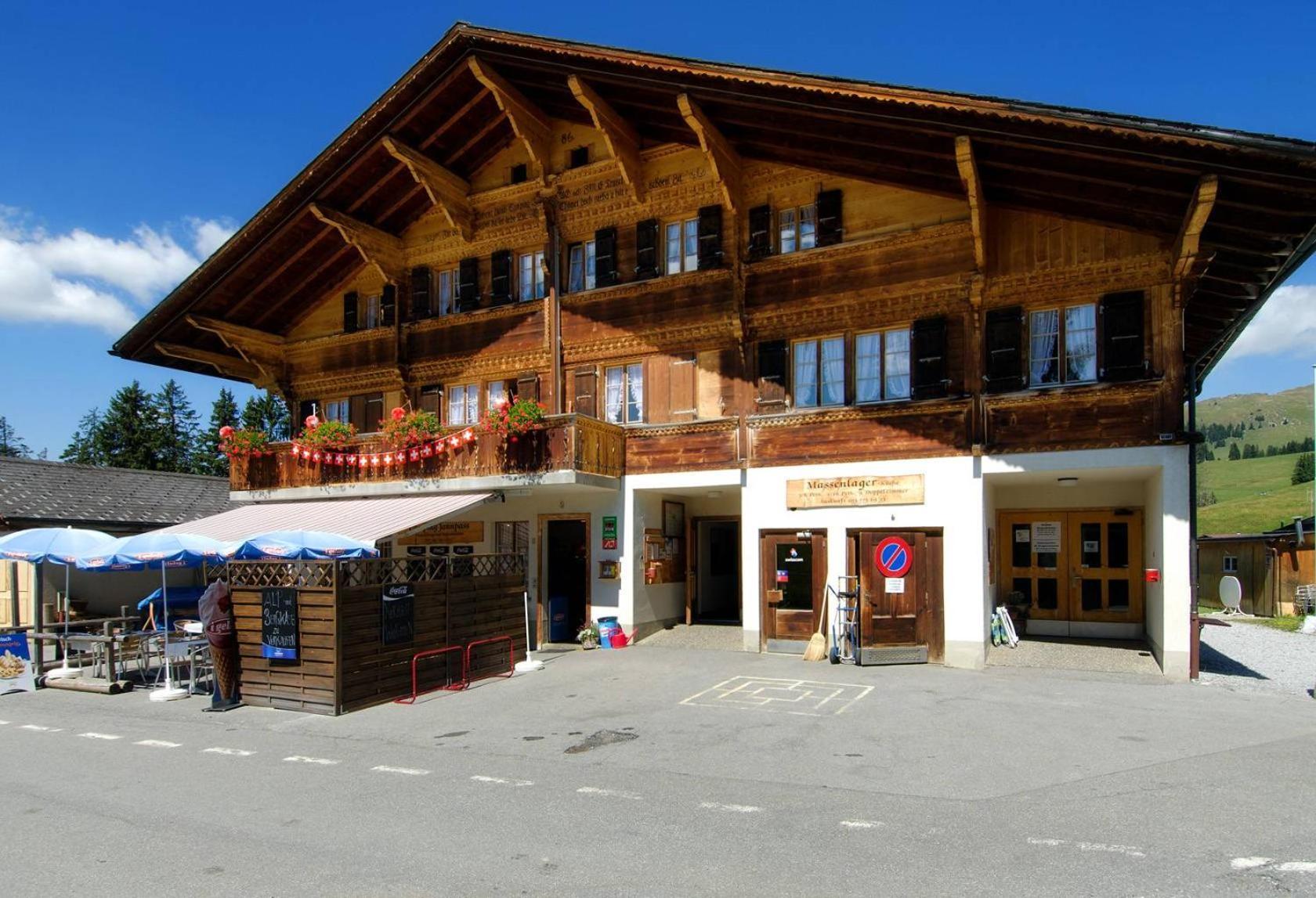 Chambre Double Doppelzimmer Camping Jaunpass Boltigen Exterior foto