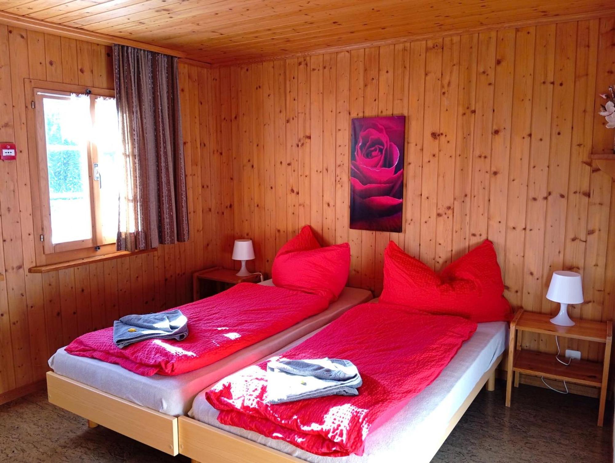 Chambre Double Doppelzimmer Camping Jaunpass Boltigen Exterior foto